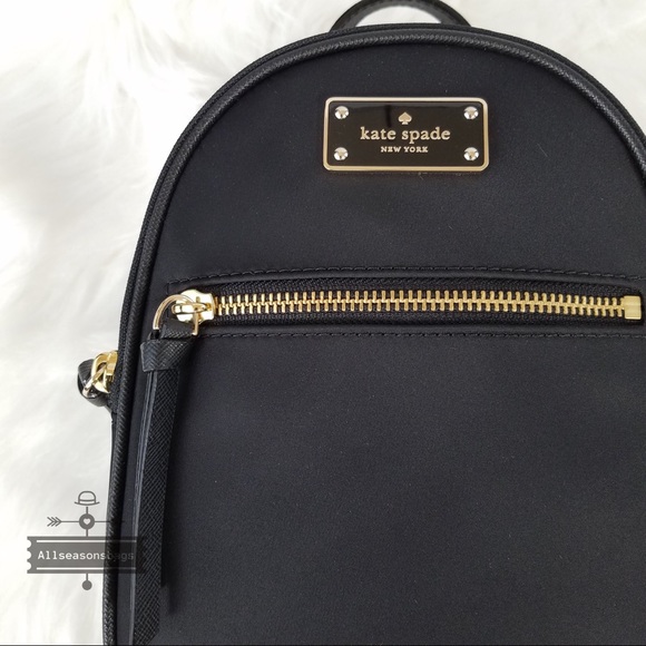 Kate Spade Mini Bradley Wilson Backpack Black Bag - Picture 5 of 8